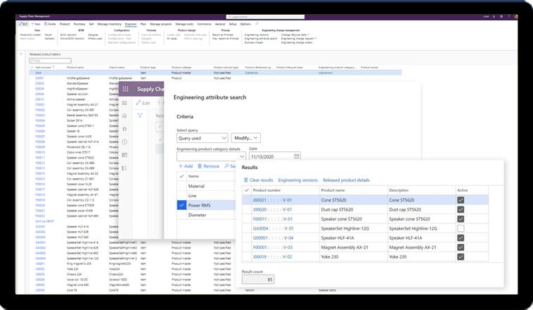 Microsoft Dynamics 365 Üretim Manufacturing